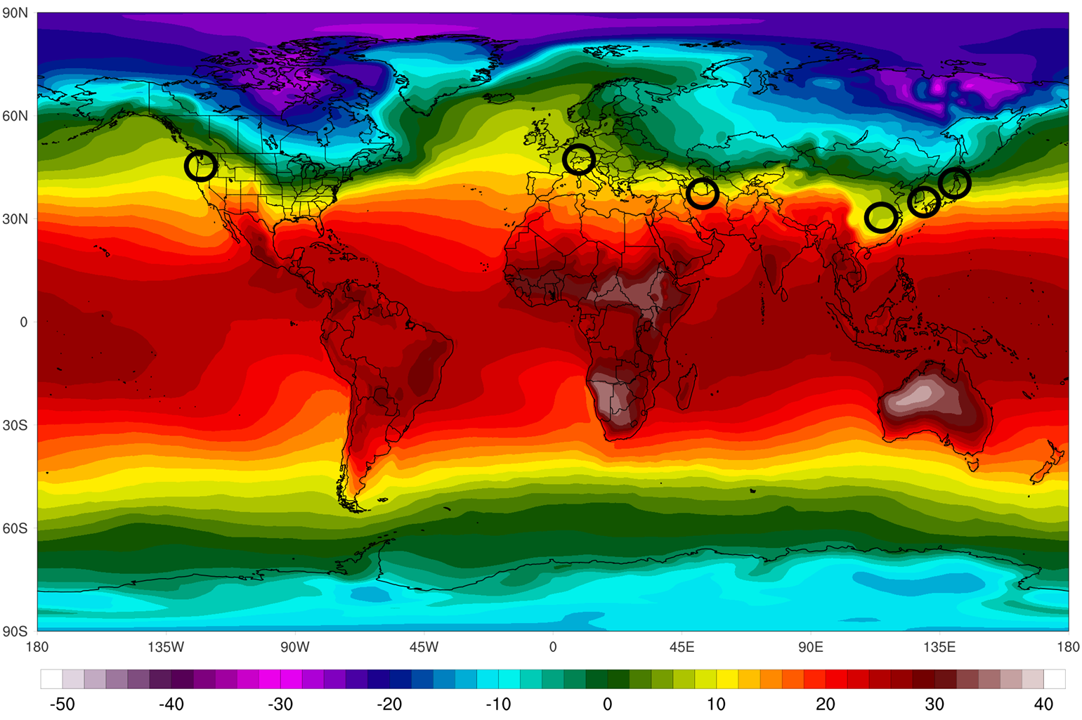 Real Time World Temperature Map Enhanced Model For Monitoring Zones Of Increased Risk Of Covid-19 Spread -  Gvn